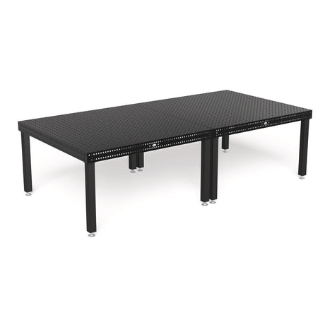 Produktansicht von Siegmund Schweißtisch 3000 x 1500 x 150 mm Professional 750 System 22 Plasmanitriert Höhe 700 mm mit Bodenverankerung