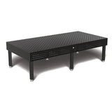 Produktansicht von Siegmund Schweißtisch 3000 x 1500 x 250 mm Professional Extreme 8.7 PLUS System 22 Plasmanitriert, Diagonalraster Höhe 600 mm mit Bodenverankerung