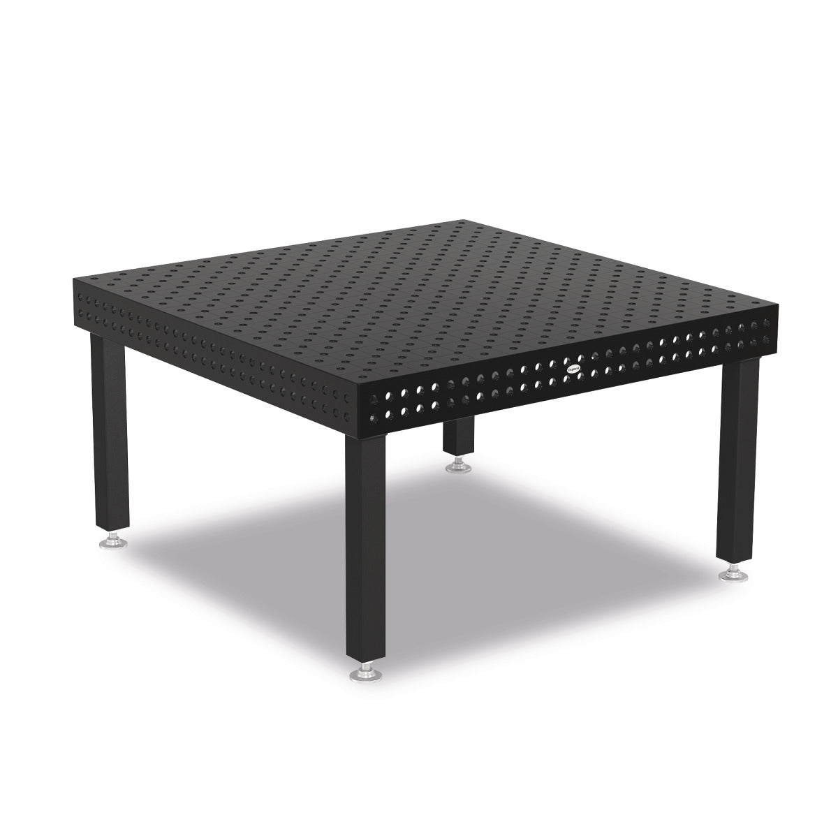 Produktansicht von Siegmund Schweißtisch 1500 x 1500 x 150 mm Professional Extreme 8.7 System 22 Plasmanitriert, Diagonalraster Höhe 700 mm