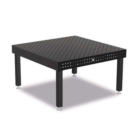 Produktansicht von Siegmund Schweißtisch 1500 x 1500 x 150 mm Professional Extreme 8.7 System 22 Plasmanitriert, Diagonalraster Höhe 700 mm