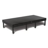 Produktansicht von Siegmund Schweißtisch 4000 x 2000 x 250 mm Professional Extreme 8.7 PLUS System 22 Plasmanitriert, Diagonalraster höhenverstellbar 500-800 mm