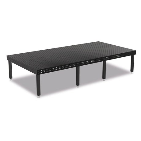 Produktansicht von Siegmund Schweißtisch 4000 x 2000 x 150 mm Professional Extreme 8.7 System 22 Plasmanitriert, Diagonalraster höhenverstellbar 500-800 mm