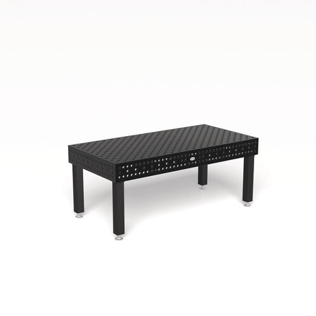 Produktansicht von Siegmund Schweißtisch 2000 x 1000 x 200 mm Professional Extreme 8.7 System 28 Plasmanitriert, Diagonalraster Höhe 750 mm mit Bodenverankerung