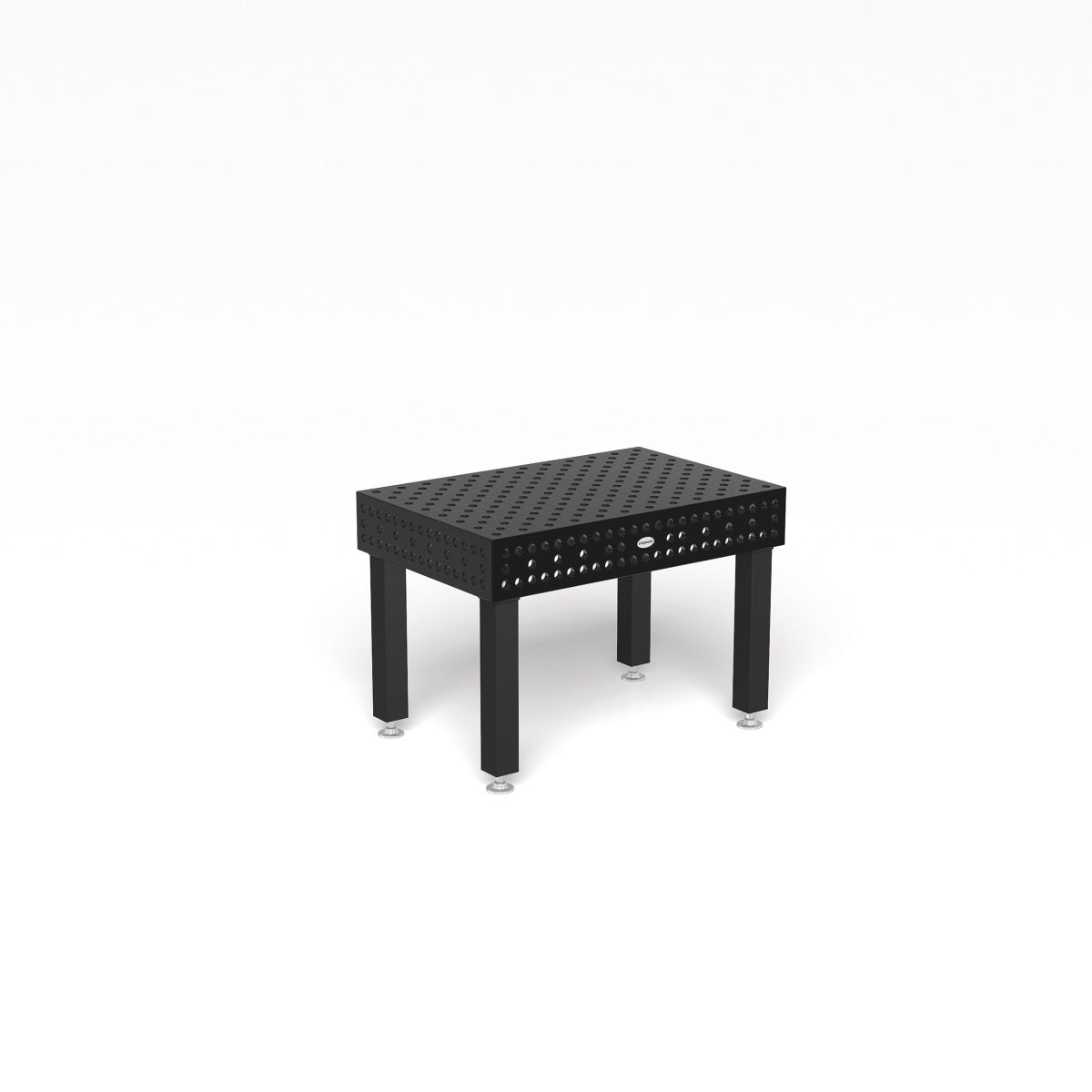 Produktansicht von Siegmund Schweißtisch 1200 x 800 x 200 mm Professional Extreme 8.7 System 28 Plasmanitriert, Diagonalraster höhenverstellbar 550-900 mm