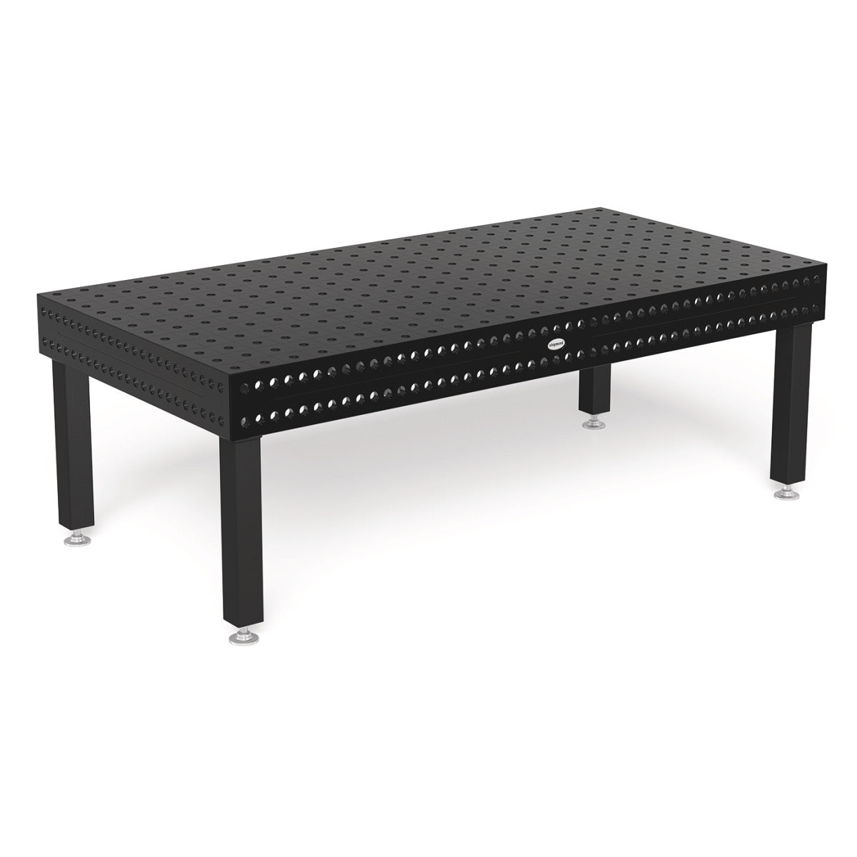 Produktansicht von Siegmund Schweißtisch 2400 x 1200 x 200 mm Professional 750 System 28 Plasmanitriert höhenverstellbar 450-750 mm
