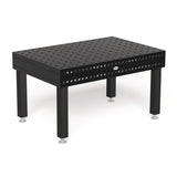 Produktansicht von Siegmund Schweißtisch 1500 x 1000 x 200 mm Professional 750 System 28 Plasmanitriert Höhe 750 mm mit Bodenverankerung
