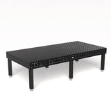 Produktansicht von Siegmund Schweißtisch 3000 x 1500 x 200 mm Professional Extreme 8.7 System 28 Plasmanitriert, Diagonalraster höhenverstellbar 550-900 mm