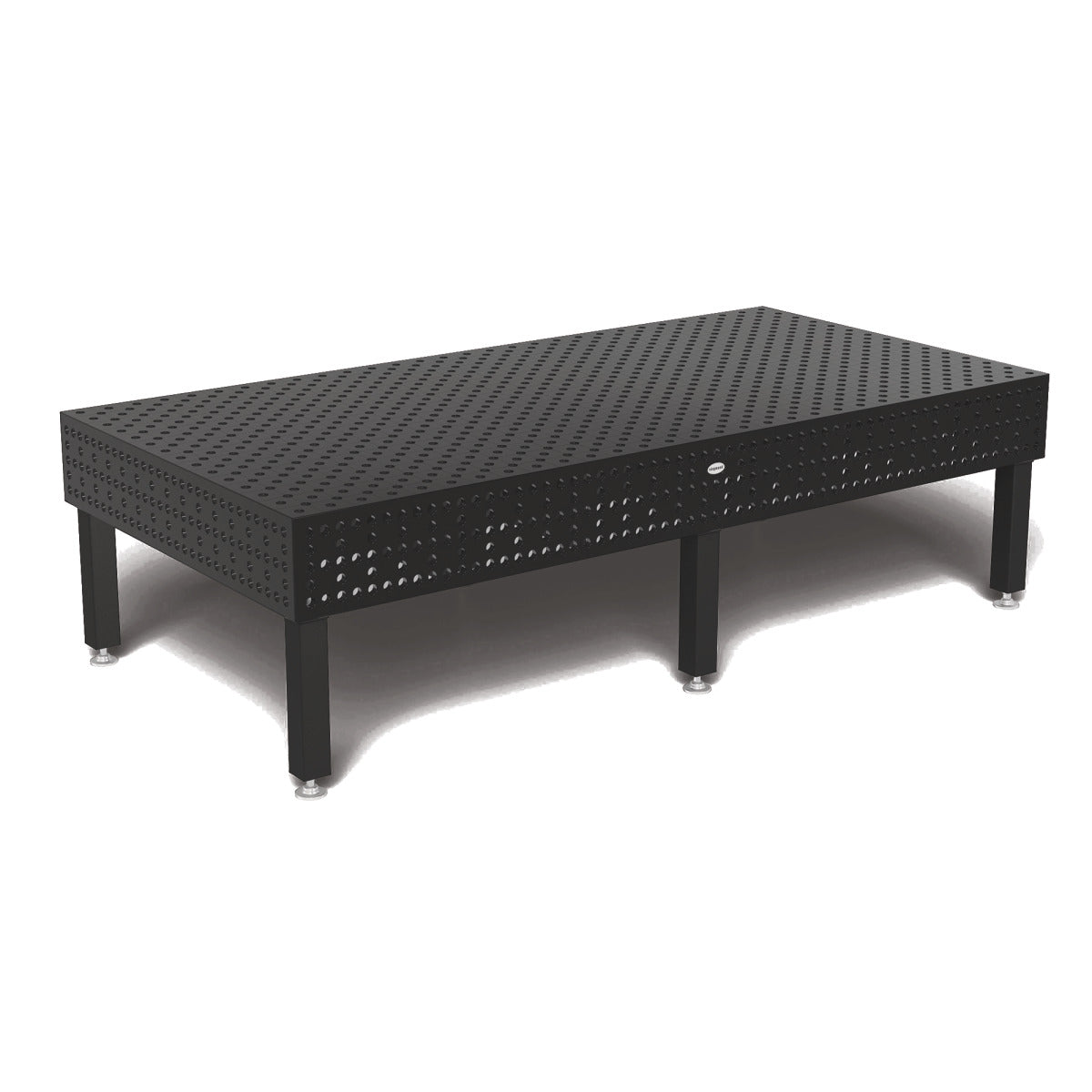 Produktansicht von Siegmund Schweißtisch 3000 x 1500 x 300 mm Professional Extreme 8.8 PLUS System 28 Plasmanitriert, Diagonalraster höhenverstellbar 550-900 mm