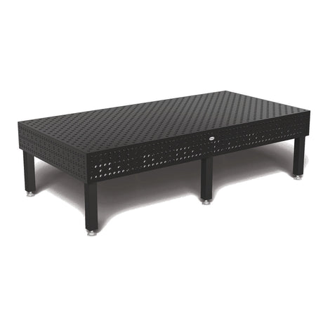 Produktansicht von Siegmund Schweißtisch 3000 x 1500 x 300 mm Professional Extreme 8.8 PLUS System 28 Plasmanitriert, Diagonalraster höhenverstellbar 450-750 mm