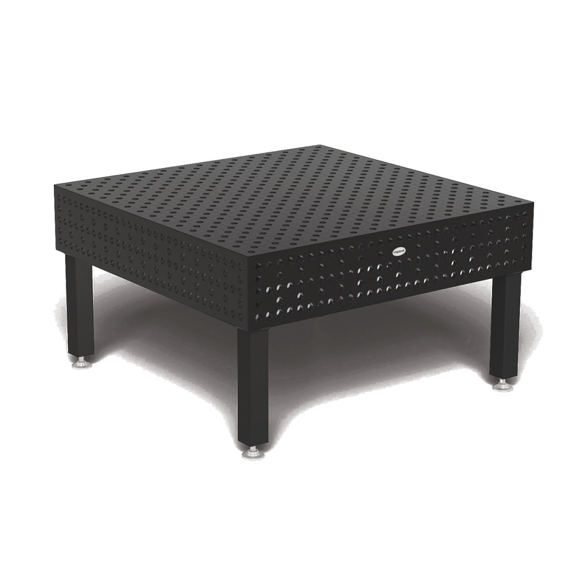Produktansicht von Siegmund Schweißtisch 1500 x 1500 x 300 mm Professional Extreme 8.8 PLUS System 28 Plasmanitriert, Diagonalraster Höhe 550 mm