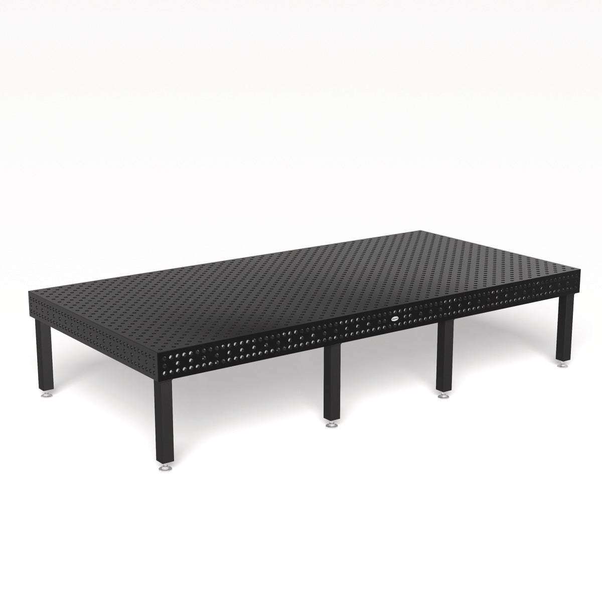 Produktansicht von Siegmund Schweißtisch 4000 x 2000 x 200 mm Professional Extreme 8.7 System 28 Plasmanitriert, Diagonalraster höhenverstellbar 550-900 mm
