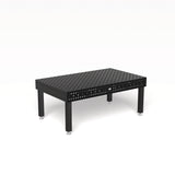 Produktansicht von Siegmund Schweißtisch 2000 x 1200 x 200 mm Professional Extreme 8.7 System 28 Plasmanitriert, Diagonalraster Höhe 650 mm mit Bodenverankerung