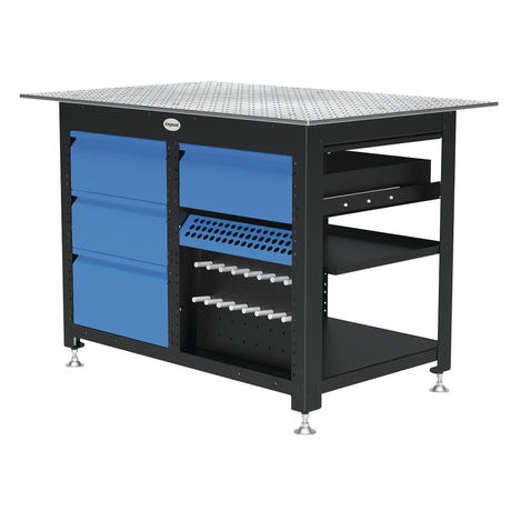 Produktbild von Siegmund Werkbank Workstation Basispaket inkl. 4 Schubladen 164005 4262500756214