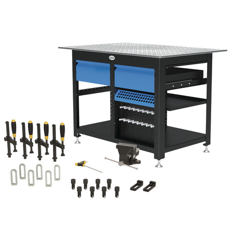 Produktbild von Siegmund Werkbank Workstation Basispaket inkl. 2 Schubladen inkl. Werkzeug-Set B 167342 4262500756221
