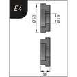 Produktbild von Metallkraft Biegerollensatz Typ E4, Ø 53 x 19 x 18 mm 3880124 4036351157564