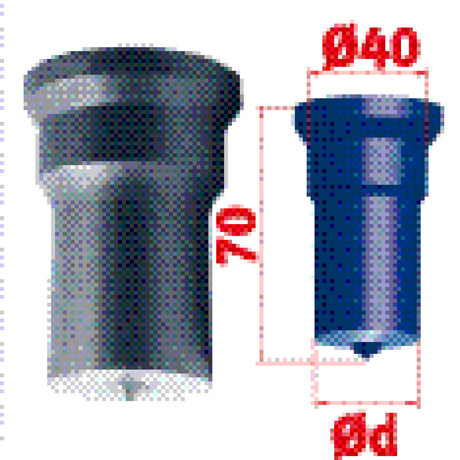 Produktbild von Metallkraft Rundstempel Nr.3 Ø 40 mm 3889340,0 4036351164357