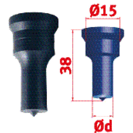 Produktbild von Metallkraft Rundstempel Nr.1 Ø 3,5 mm 388933,5 4036351163961