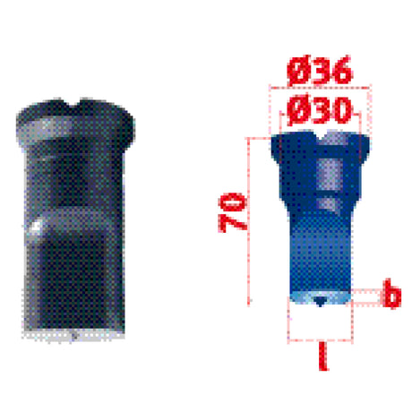 Produktbild von Metallkraft Langlochstempel Nr.2 6,5x13,0 mm 388946,5X13,0 4036351166283