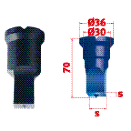 Produktbild von Metallkraft Vierkant-Stempel Nr.2 6 mm 388956,0 4036351167280