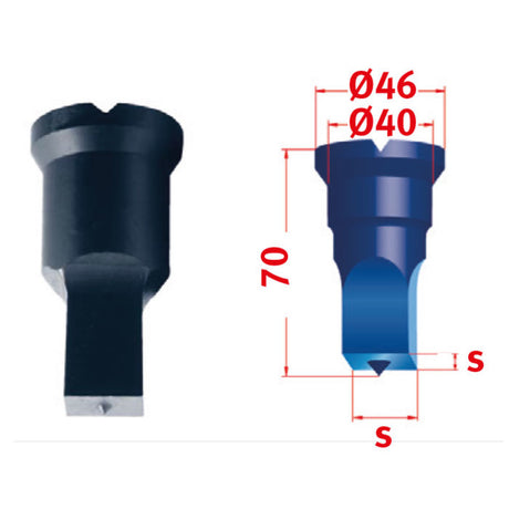 Produktbild von Metallkraft Vierkant-Stempel Nr.3 27 mm 3889527,0 4036351167099