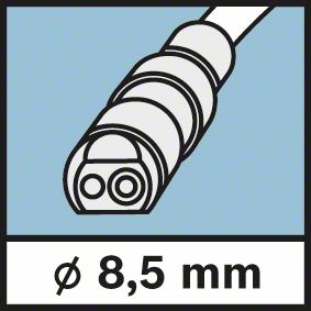 Kamerakopf, 8,5 mm, 120 cm, Zubehör