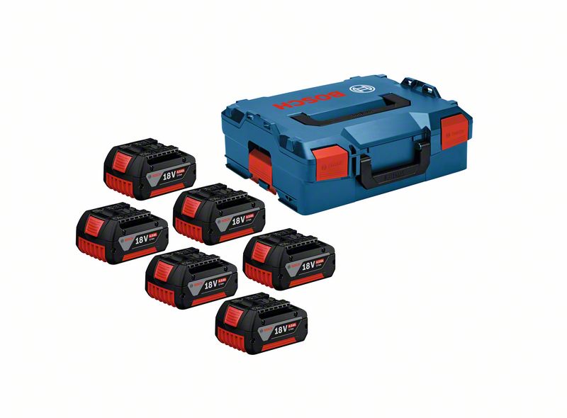 Akkupack 6x GBA 18V 4,0Ah