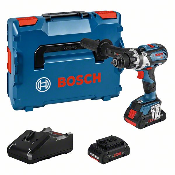 Produktbild von BOSCH Akku-Bohrschrauber GSR 18V-110 C, 2 x Akku ProCORE18V, Schnellladegerät, L-BO 06019G010A 4059952525419