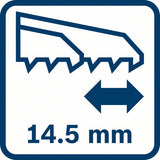 Akku-Säbelsäge GSA 12V-14, mit 2 x 3.0 Ah Li-Ion Akku, L-BOXX