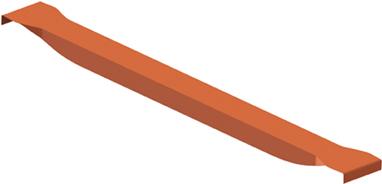 Produktbild von META Tiefenauflage RAL 2001 für Regaltiefe 1100 mm Tragkraft 1100kg pro Paar Multipal 20077792 4026212134568