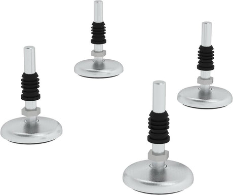Produktbild von Günzburger Fußplatte Ø 80 mm Satz mit 4 Stück 50042 4031405500426