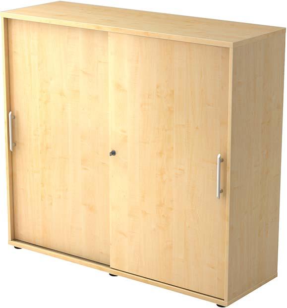 Schiebetürenschrank 1200x400x1100 Ahorn/Ahorn