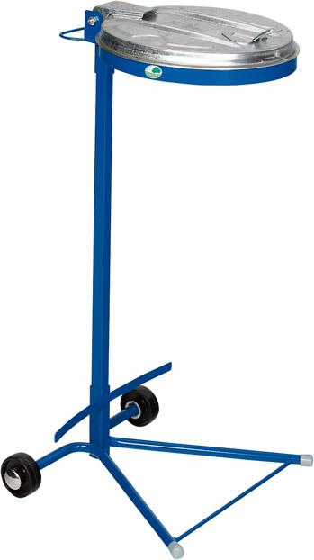 Abfallsammler 120 l blau fahrbar ME-Deckel