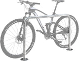 Fahrrad-Anlehnbügel Edelstahl, L 1000 mm zum Aufdübeln