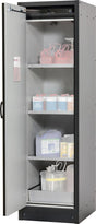 Schrank Q-Classic-30 564x1947 1Tür 3FB,Grau