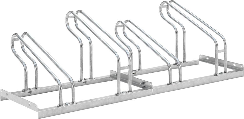 Produktbild von WSM Fahrradparker Hoch/Tief einseitig verzinkt L 1400 mm 4 Plätze 105700013 4250366513485