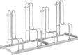 Fahrrad-Standparker einseitig, verzinkt L 1400 mm, 4 Plätze