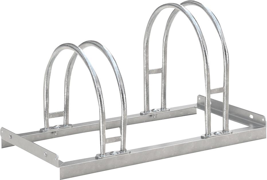 Produktbild von WSM Fahrrad-Bogenparker einseitig verzinkt L 700 mm 2 Plätze 105800027 4250366514956