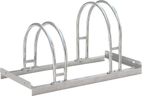 Produktbild von WSM Fahrrad-Bogenparker einseitig verzinkt L 700 mm 2 Plätze 105800027 4250366514956