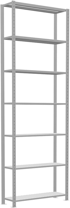 Produktbild von Schulte Steckregal B1000xT300xH3000 mm Grundfeld 7 Böden verzinkt Fachlast 150kg 32632 4004514203762