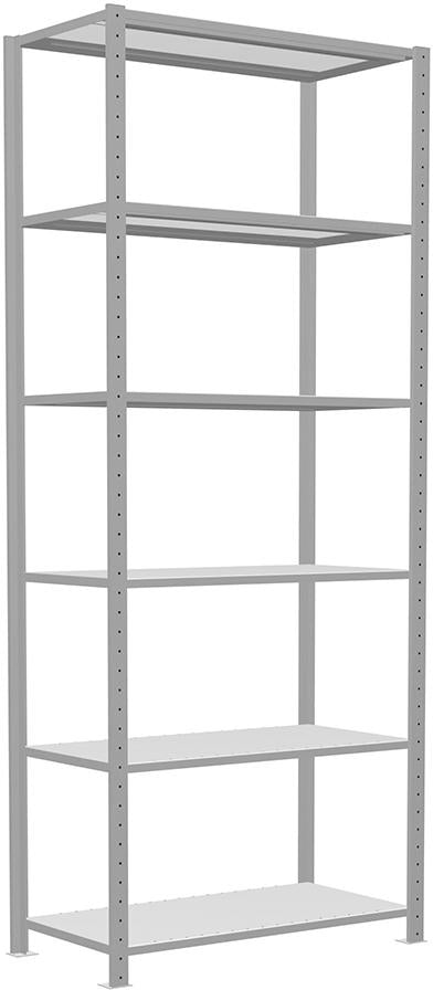 Produktbild von Schulte Steckregal B1000xT500xH2500 mm Grundfeld 6 Böden verzinkt Fachlast 150kg 32651 4004514203748