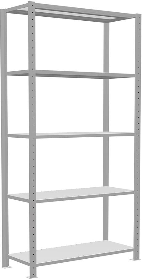 Produktbild von Schulte Steckregal B1000xT400xH2000 mm Grundfeld 5 Böden verzinkt Fachlast 150kg 32640 4004514203694