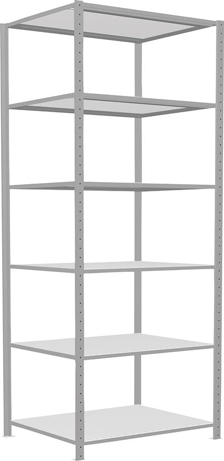 Produktbild von Schulte Steckregal B1000xT800xH2500 mm Grundfeld 6 Böden verzinkt Fachlast 150kg 32681 4004514222589