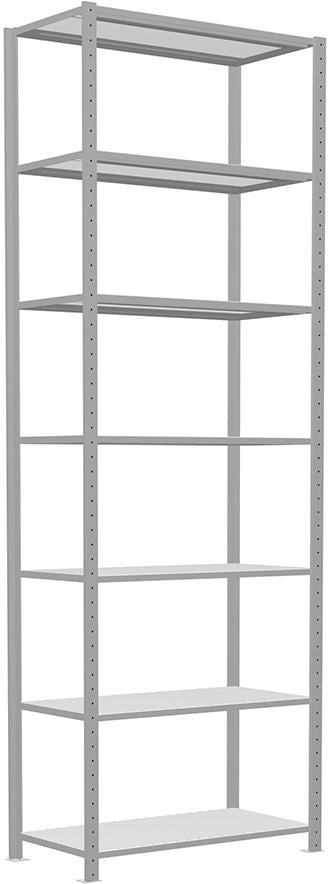 Produktbild von Schulte Steckregal B1000xT500xH3000 mm Grundfeld 7 Böden verzinkt Fachlast 150kg 32652 4004514203786