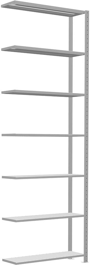 Produktbild von Schulte Steckregal B1000xT300xH3000 mm Anbaufeld 7 Böden verzinkt Fachlast 250kg 32837 4004514204165