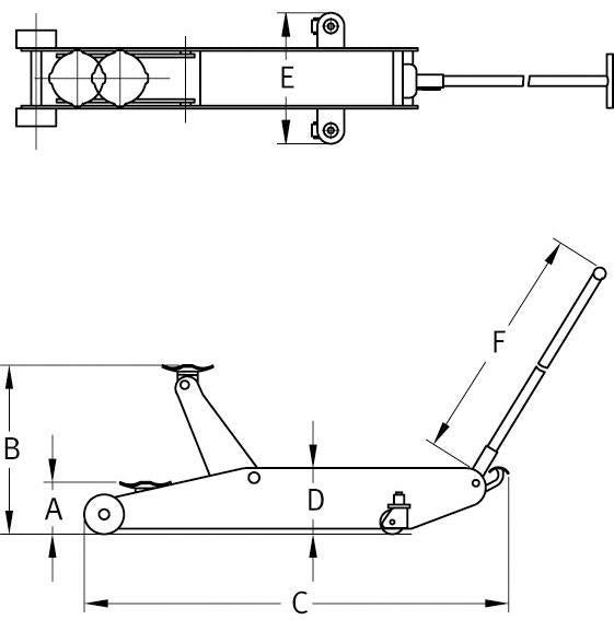 Rangierheber 2,0 t Flachheber