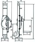 Stahlwinde DIN7355 TK 5,0t, daN 40