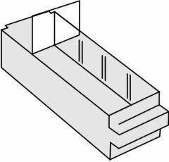 Trennwand für Schublade Typ 250-01 transparent Satz = 36 Stück