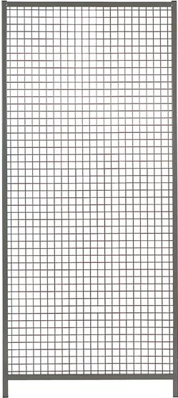 Produktbild von TTS Wandelement Trennwandsystem Vario B280xH2200 mm RAL 7037 Drahtgitter 9203/GRAU7037 4330816868690