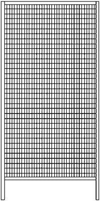 Wandelement Maschinenschutzgitter B1230xH2000 mm RAL 1018