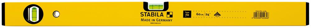 Produktbild von STABILA Wasserwaage Leichtmetall 70 60cm pulverbeschichtet 2284 4005069022846